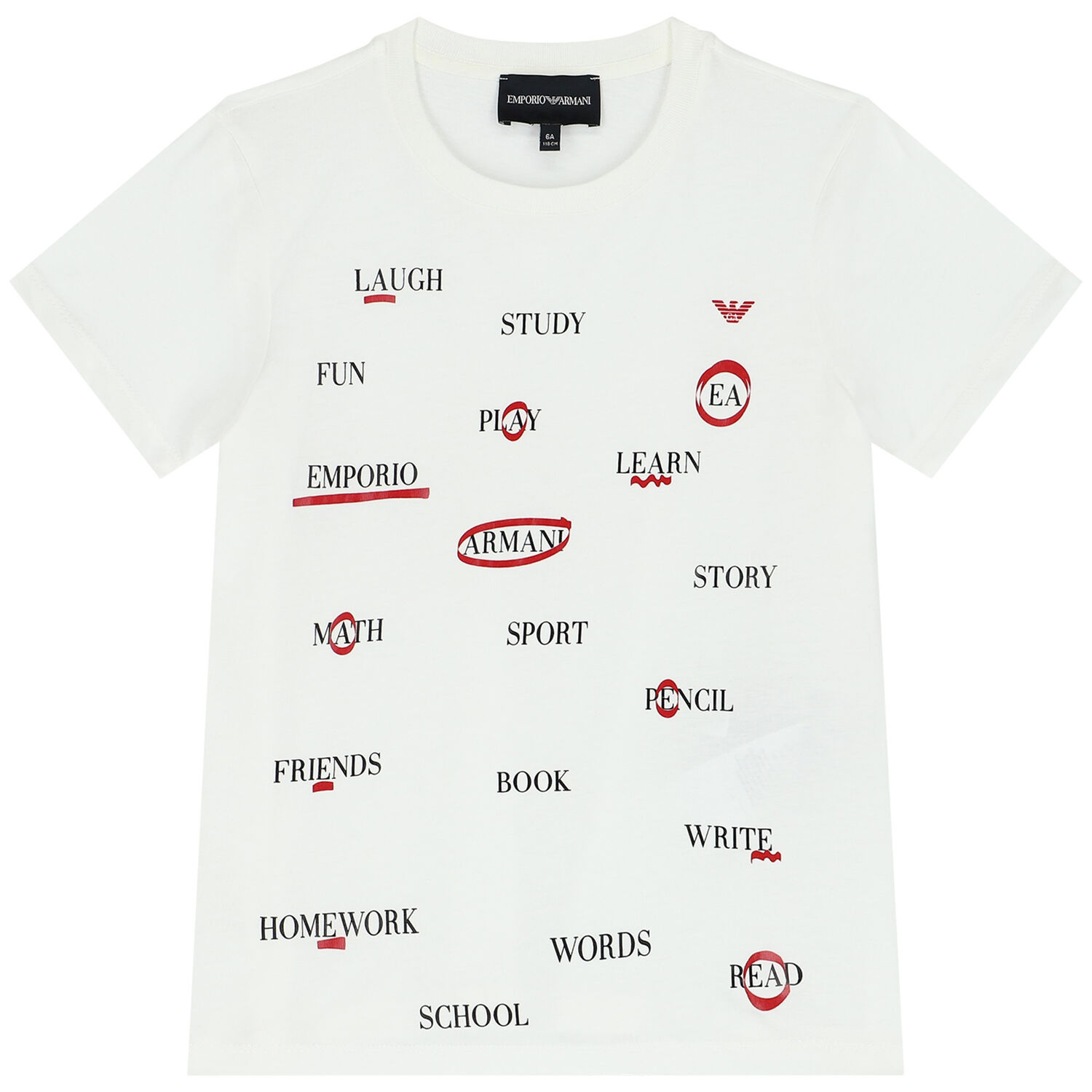 تيشيرت بالشعار باللون الكحلي،  العاجي والأحمر للأولاد (3 قطع), 1, hi-res