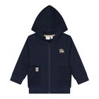 Baby Boys Navy Blue Tracksuit, 1, hi-res