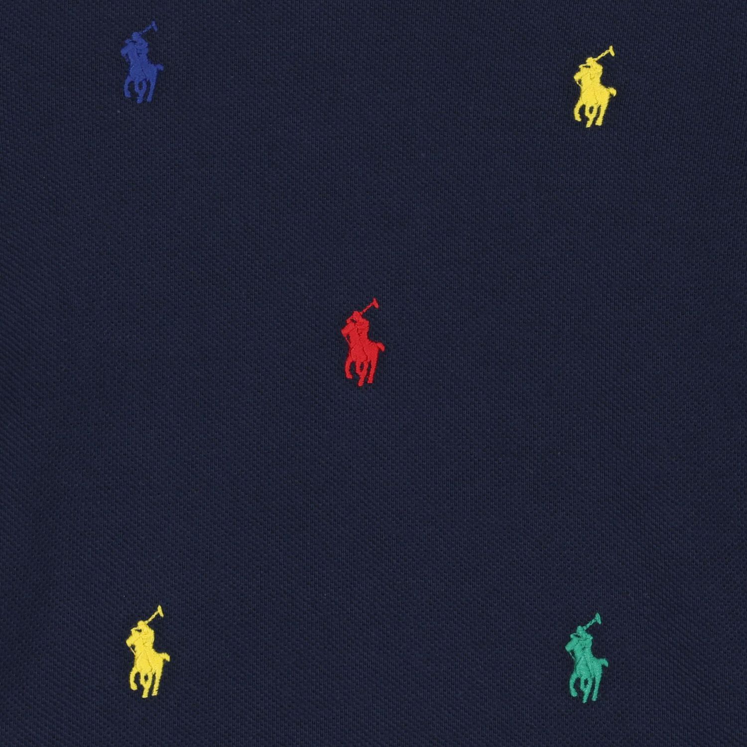 تي شيرت بشعار أزرق داكن للأولاد الصغار, 1, hi-res