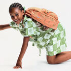 Boys Green & White Logo Shorts, 1, hi-res