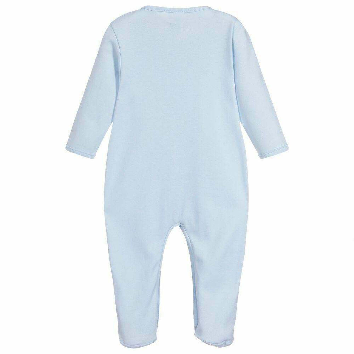 Boys Blue Babygrow, 1, hi-res