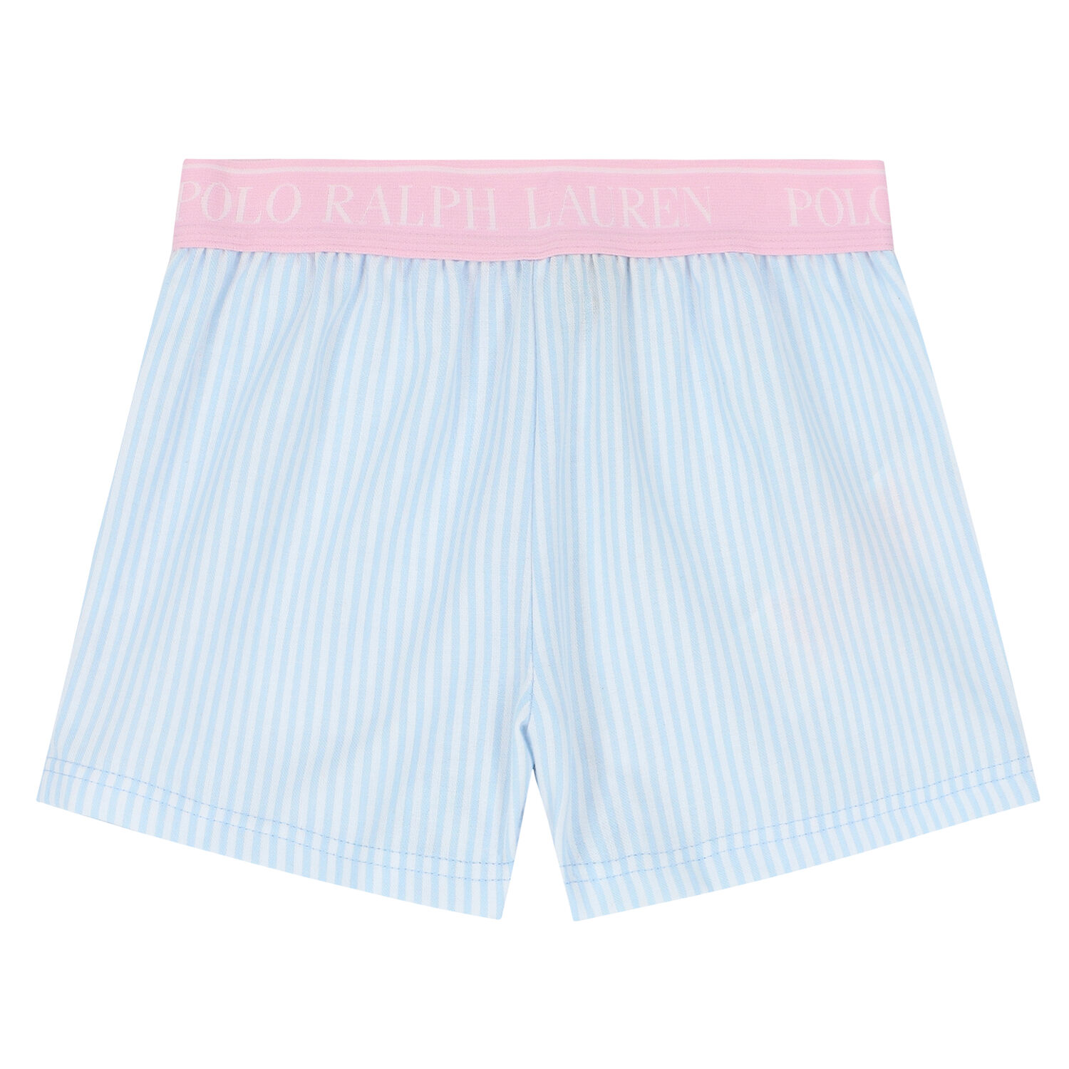 Girls White & Blue Polo Bear Pyjamas, 1, hi-res image number null