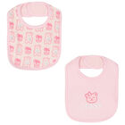 مريلة بنات بطبعة تيدي باللون وردي ( قطعتين), 2, hi-res