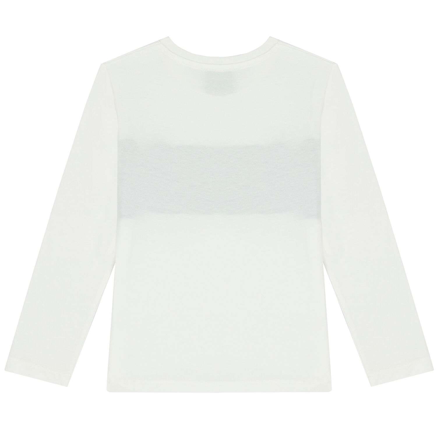 Boys Ivory Logo Long Sleeve Top, 1, hi-res