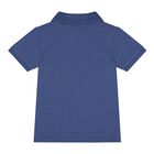 Baby Boys Navy Blue Fishing Polo Bear Polo Shirt, 1, hi-res
