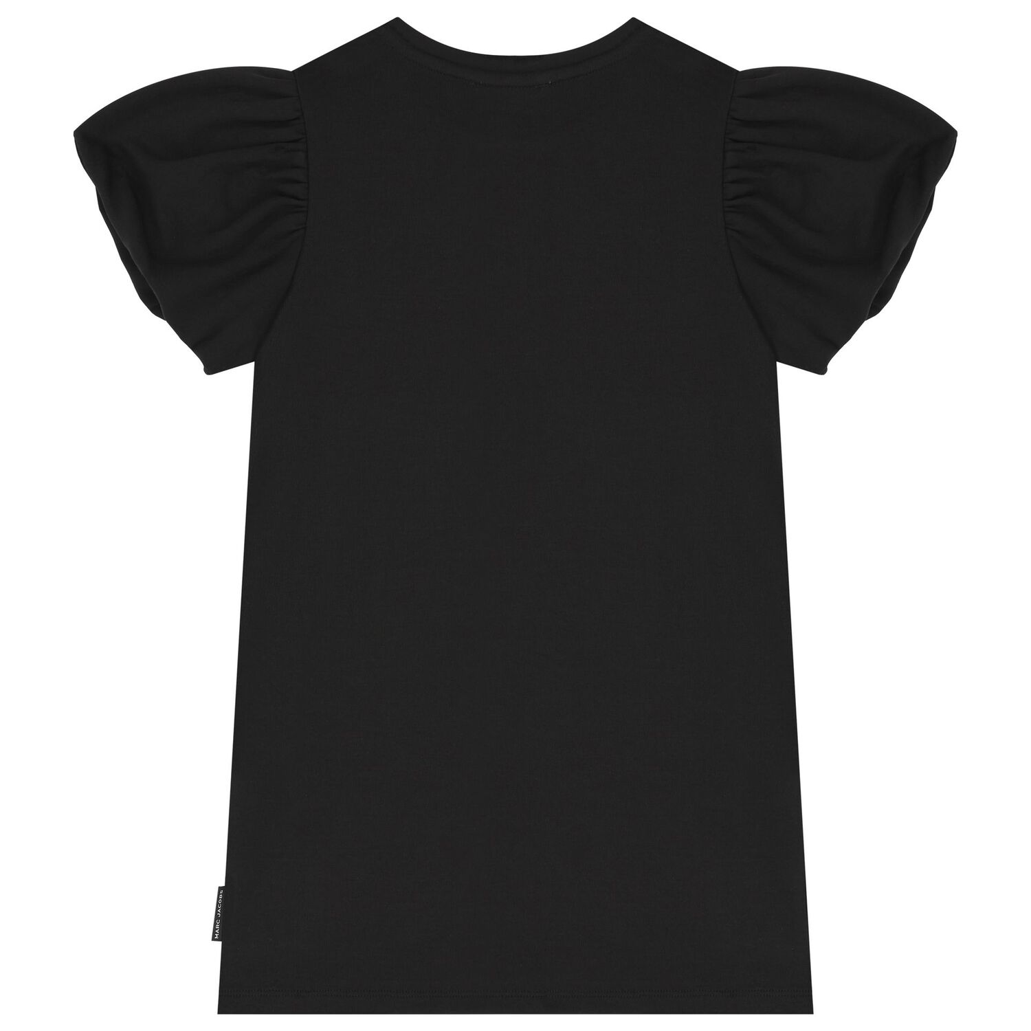 Girls Black Bag Logo Dress, 1, hi-res