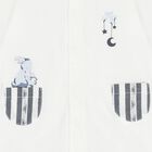 افرول اولاد بالشعار باللون العاجي والأزرق الداكن , 1, hi-res