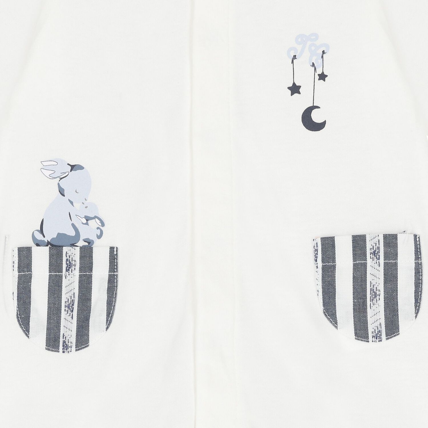 افرول اولاد بالشعار باللون العاجي والأزرق الداكن , 1, hi-res image number null