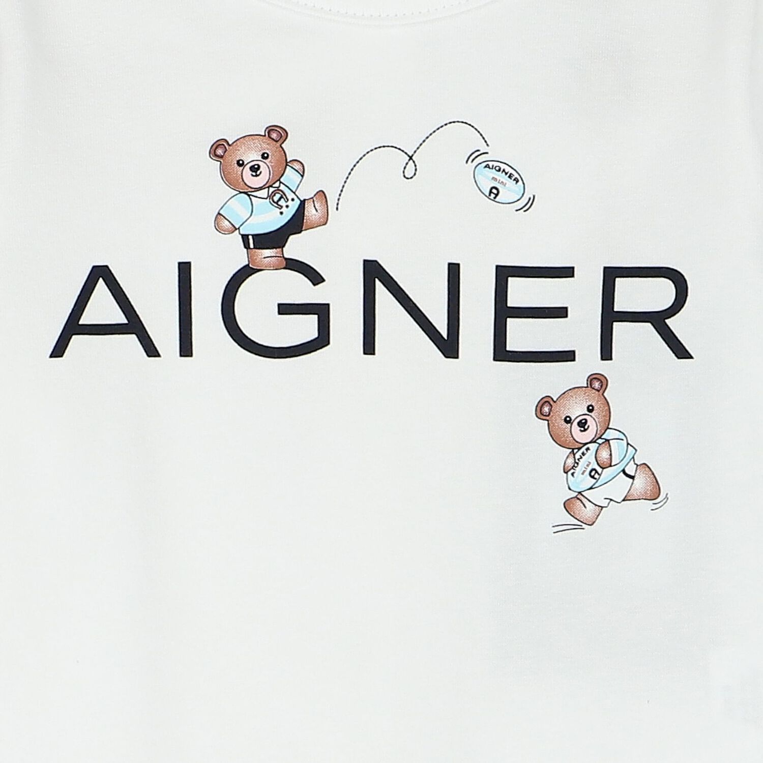 أفرول أولاد بالشعار باللون الأبيض, 1, hi-res