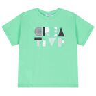 Boys Green, White & Navy Shorts Set, 3, hi-res