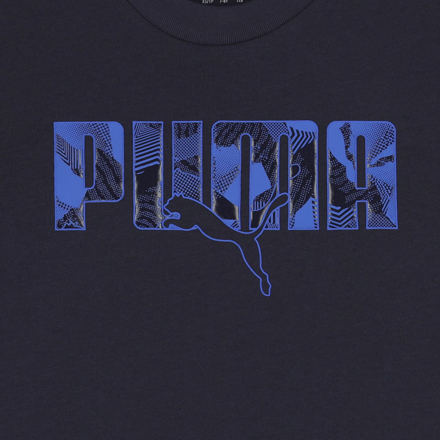 Boys Navy Blue Logo T-Shirt, 2, hi-res