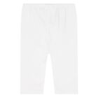 Younger Girls White Leggings, 1, hi-res