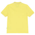 Boys Yellow Logo Polo Shirt, 1, hi-res