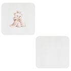 Ivory Teddy Bear Baby Muslin  Swaddles ( 2-Pack ), 1, hi-res
