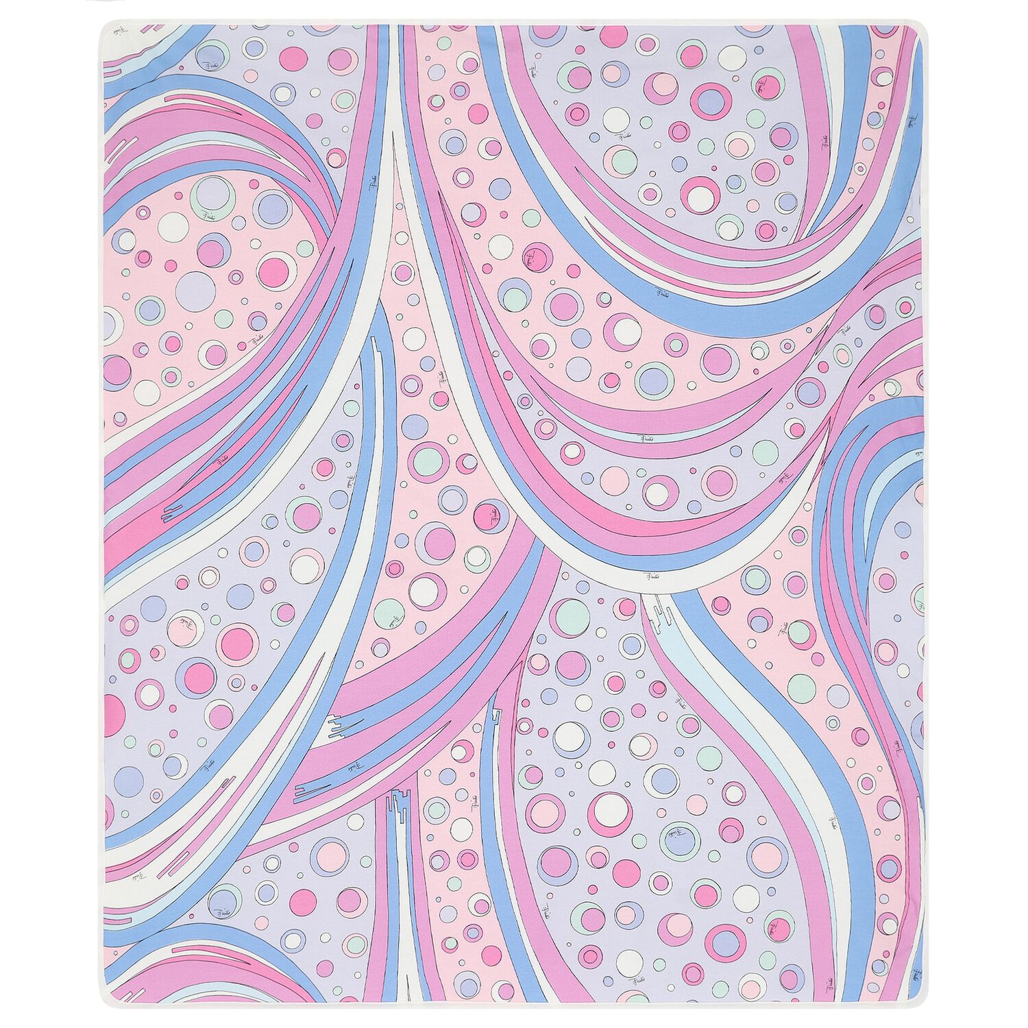 بطانية بنات فونتان باللون الوردي والأرجواني للأطفال, 1, hi-res