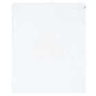 بطانية بطبعة الزهور باللون الأبيض للبنات, 1, hi-res