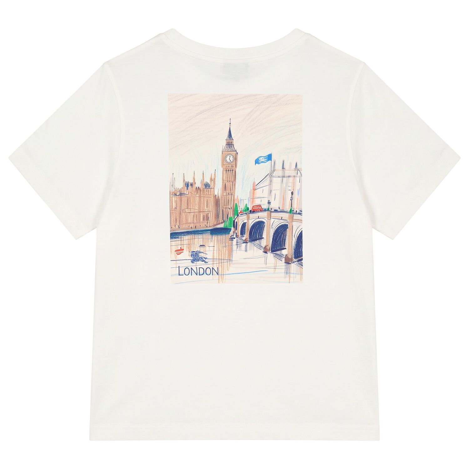 Ivory Thomas Bear Logo T-Shirt, 1, hi-res