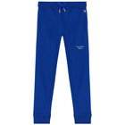 Boys Blue Logo Joggers, 1, hi-res