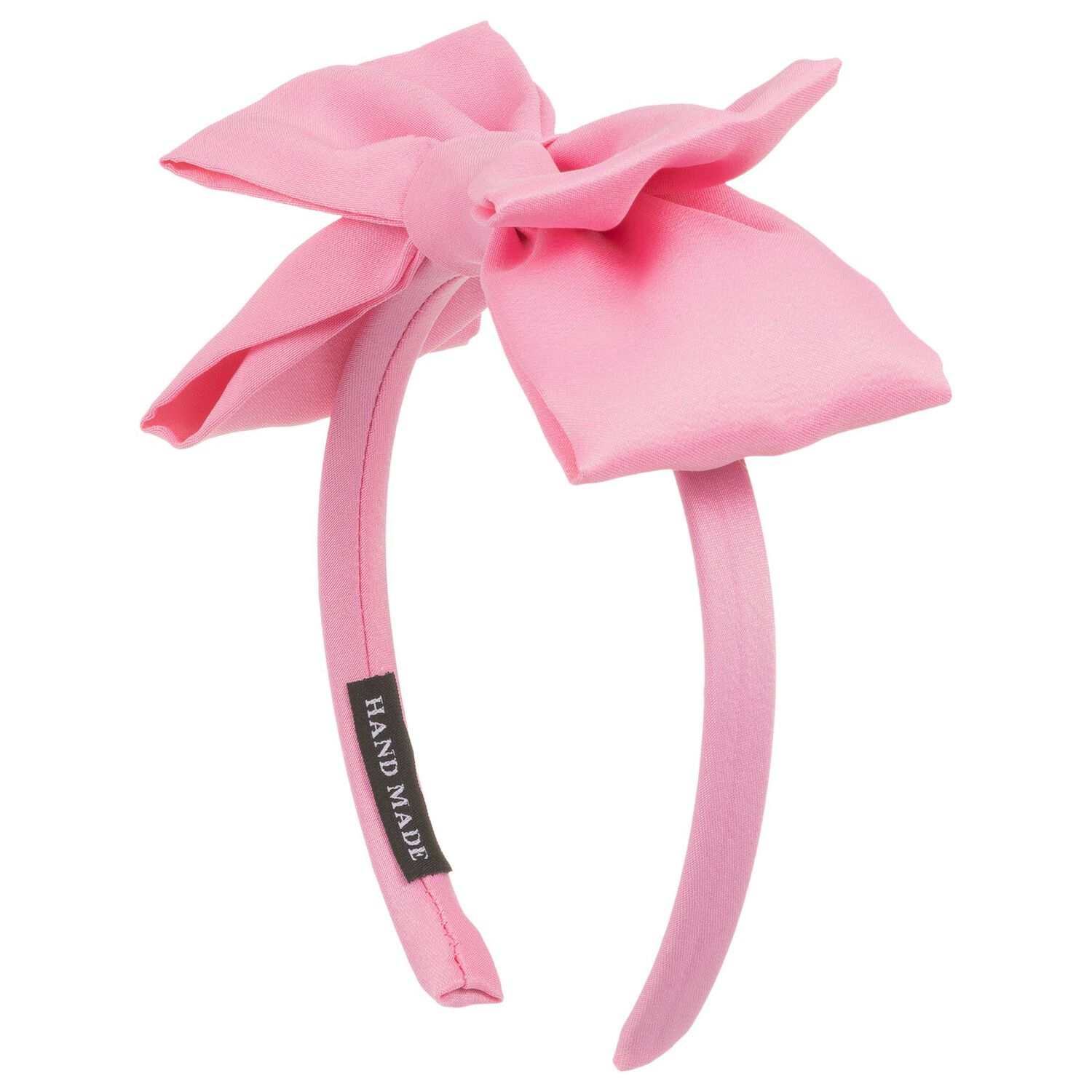 Girls Pink Bow Headband, 3, hi-res