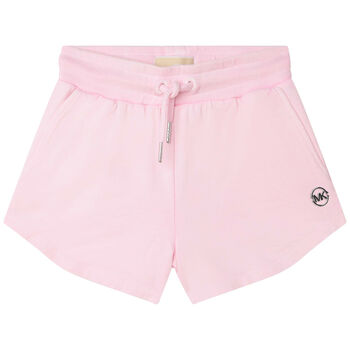 Girls Pink Logo Shorts