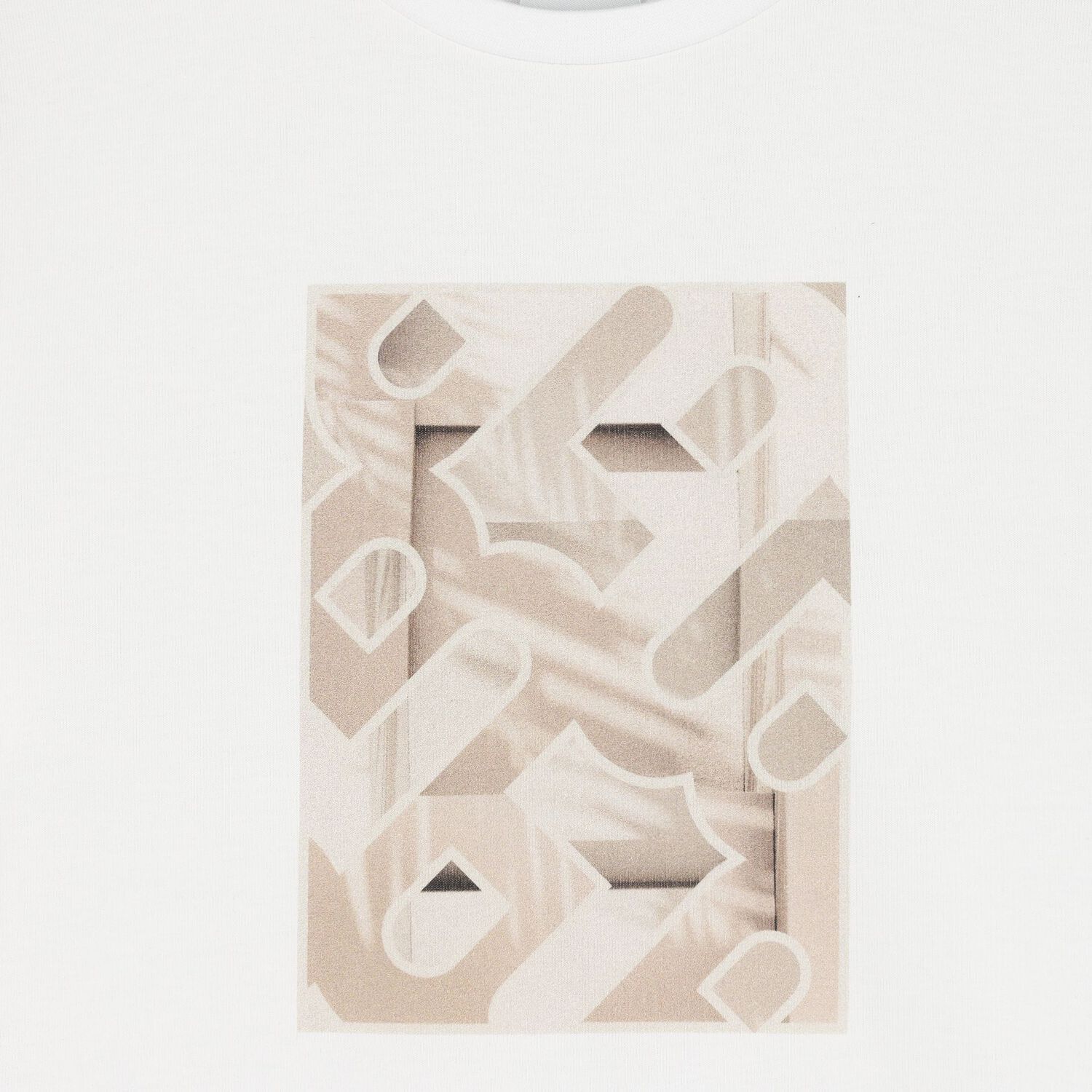 تي شيرت بالشعار باللون أبيض للأولاد, 1, hi-res