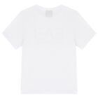 Boys White & Black Logo Shorts Set, 1, hi-res