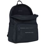 Navy Blue Logo Backpack, 1, hi-res
