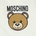 طقم أفرول بشعار تيدي باللون العاجي, 1, hi-res