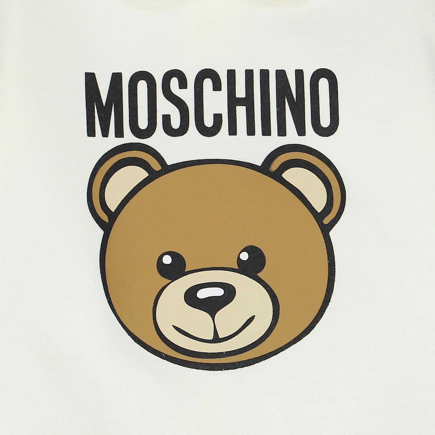 طقم أفرول بشعار تيدي باللون العاجي, 1, hi-res