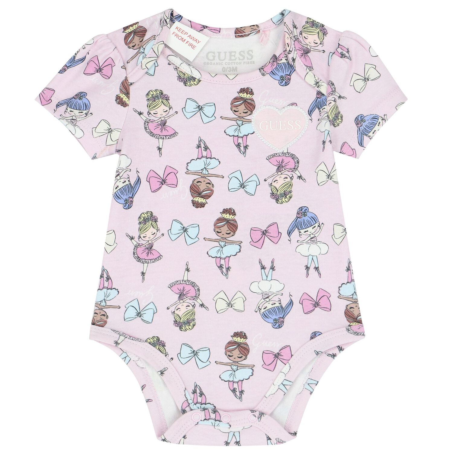 Baby Girls White, Grey & Purple Bodysuits ( 3-Pack ), 1, hi-res