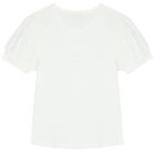 Girls White Necklace T-Shirt, 1, hi-res