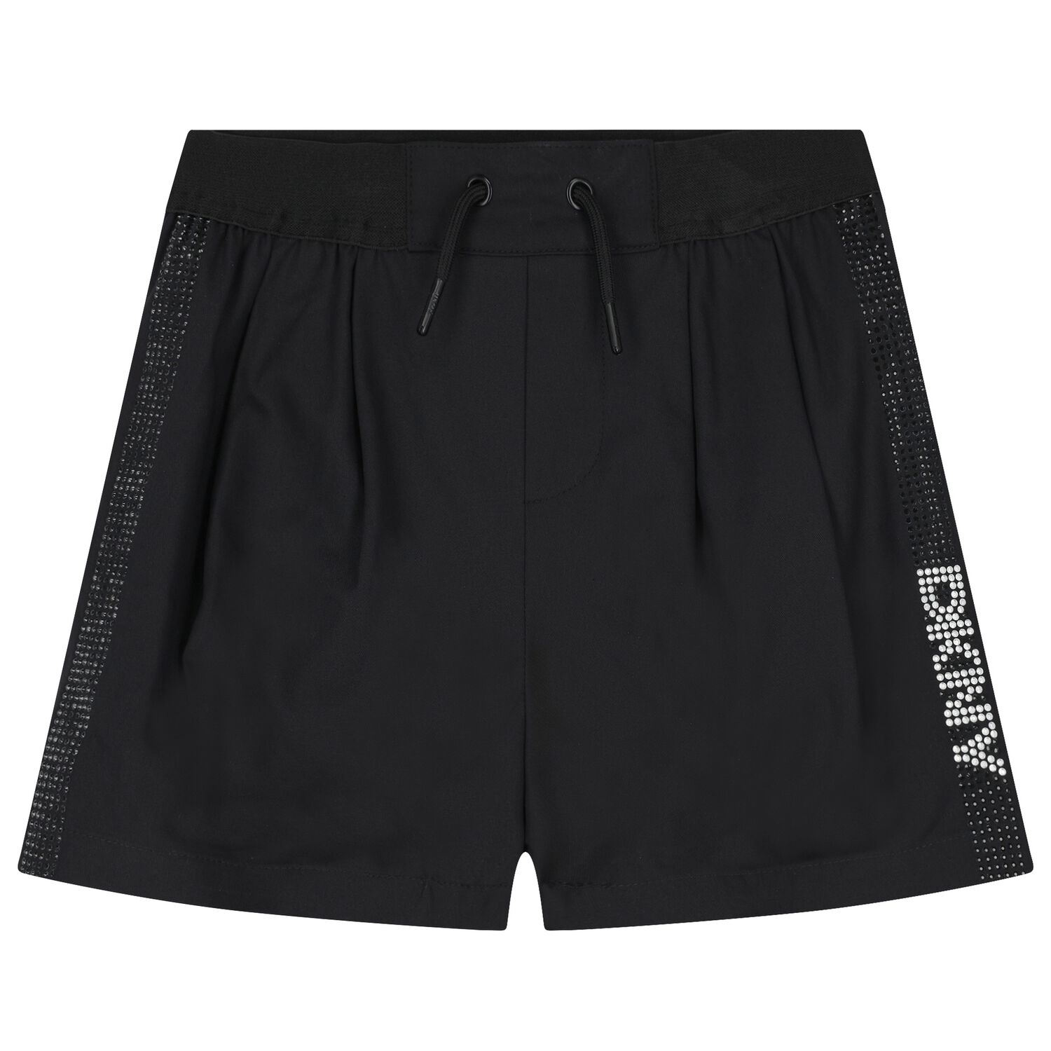 Girls Black Logo Shorts, 1, hi-res image number null