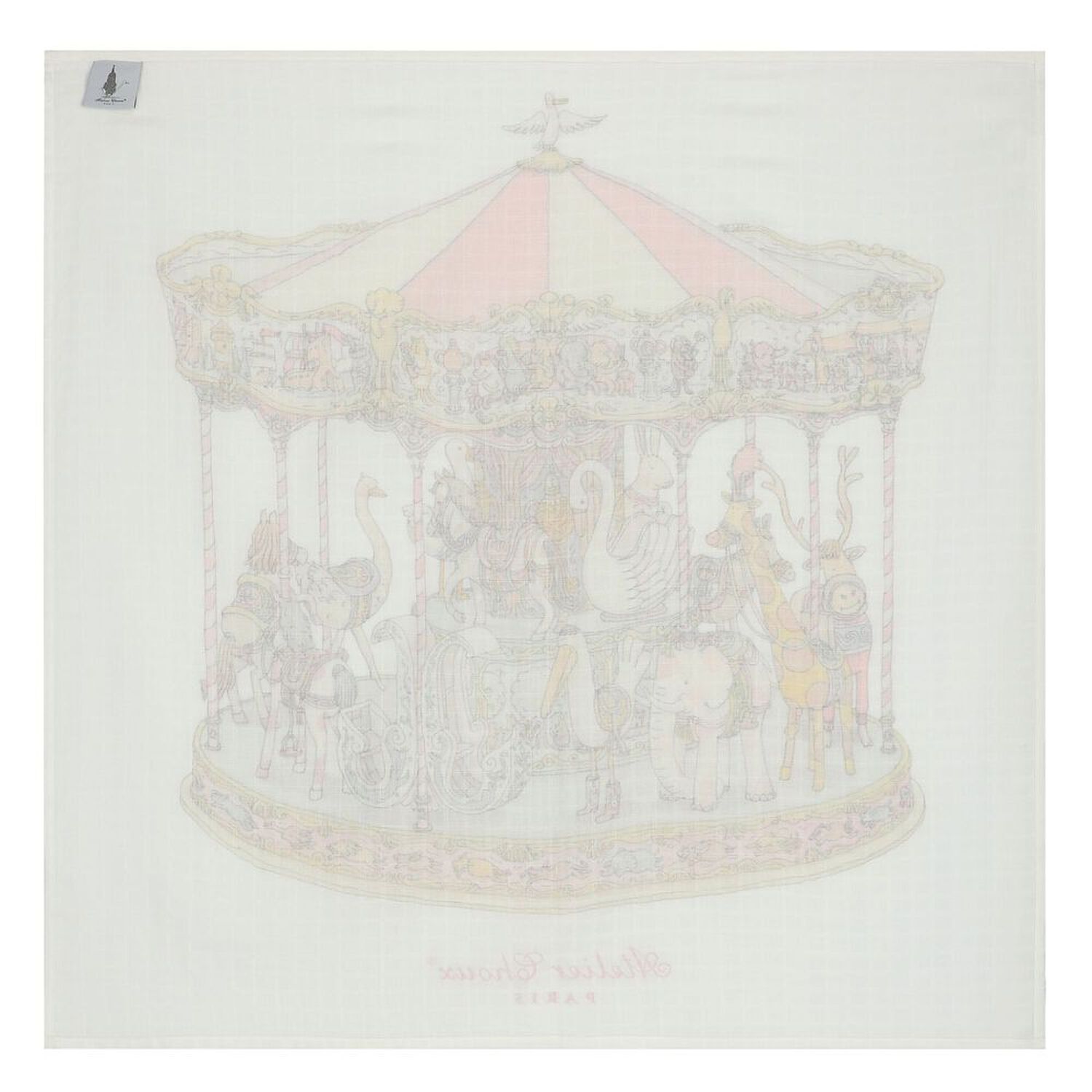 طقم هدية أفرول بنات باللون العاجى والوردى, 1, hi-res