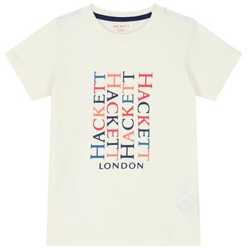 Boys Ivory Logo T-Shirt