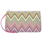 Girls Multi-Coloured Striped Tote Bag, 1, hi-res