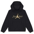 Boys Black Jordan Hooded Top, 1, hi-res