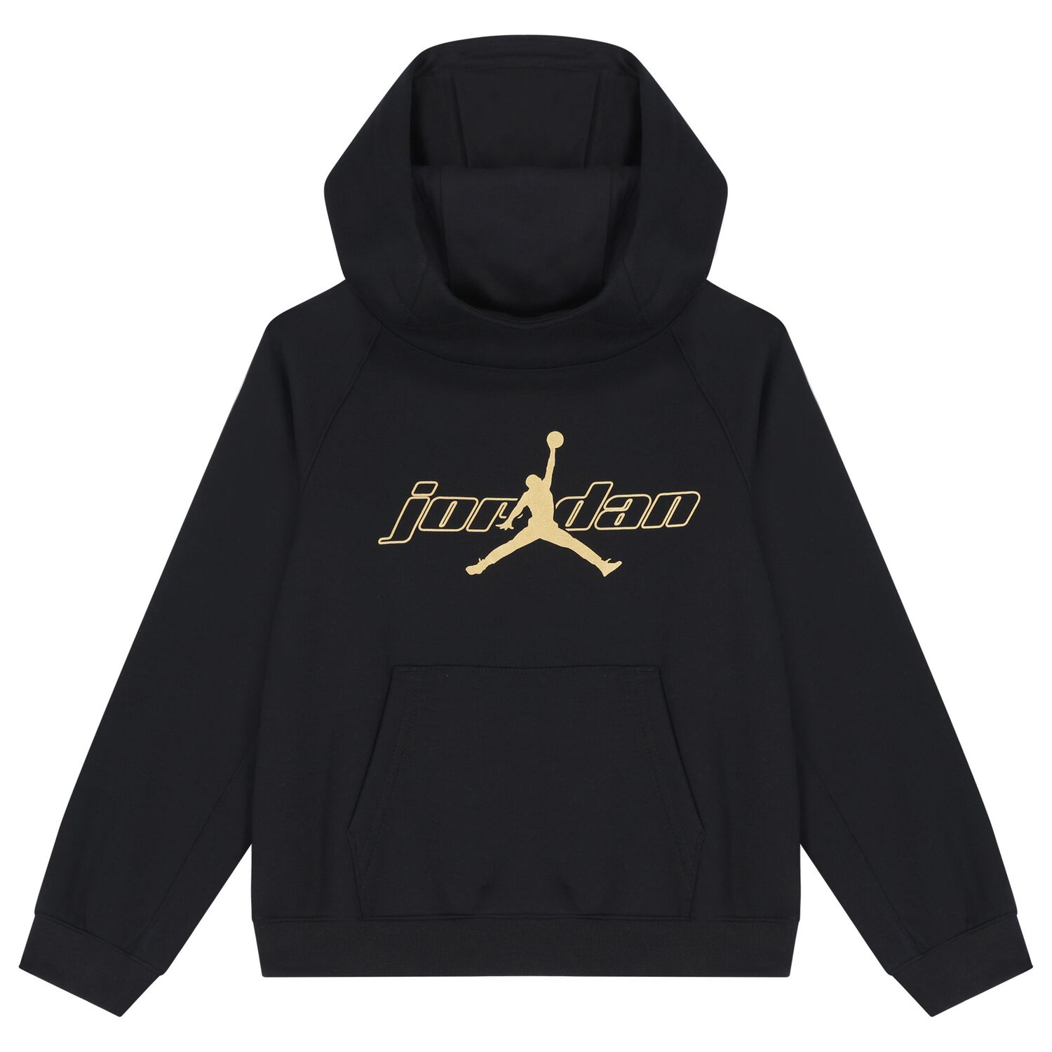 Boys Black Jordan Hooded Top, 1, hi-res