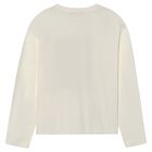 Boys Ivory Basketball Long Sleeve Top, 1, hi-res