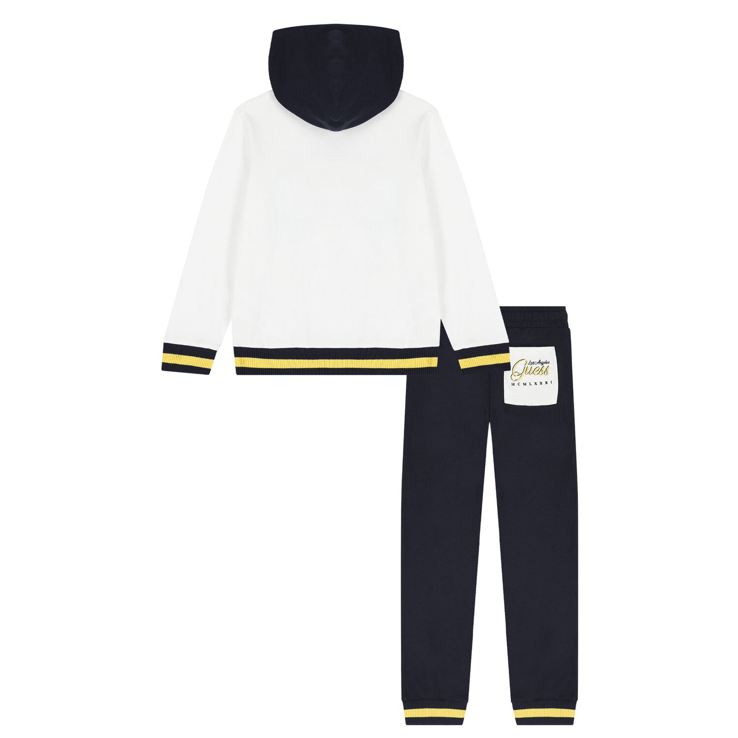 Boys Navy Blue & White Logo Tracksuit, 1, hi-res image number null