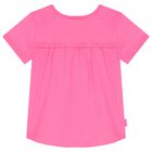 طقم ليغينز بنات بطبعة كاميرا باللون الوردى, 1, hi-res