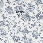Ivory & Navy Blue Toile De Jouy Baby Blanket, 1, hi-res