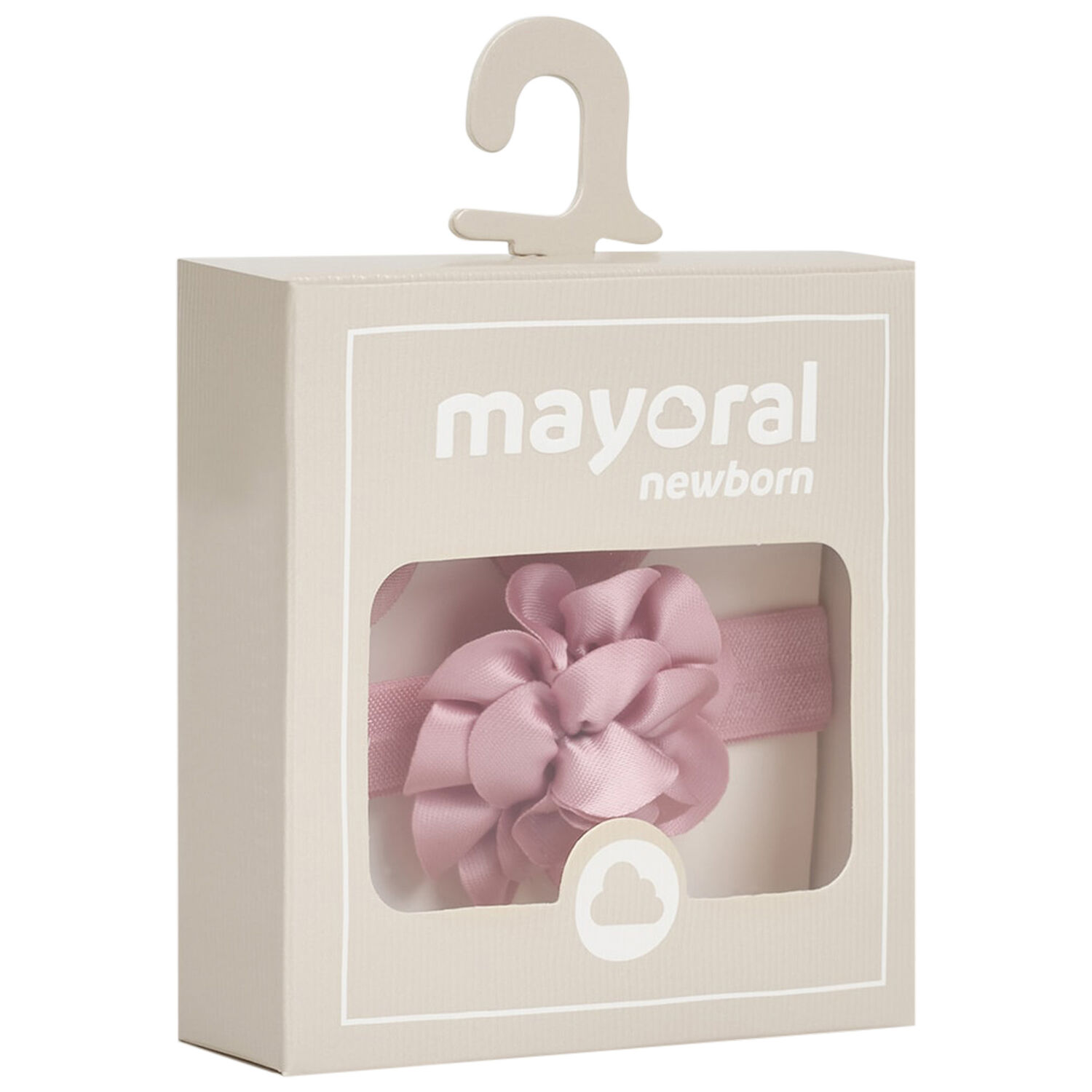 Younger Girls Pink Flower Headband & Bow Hair Clip Set, 2, hi-res