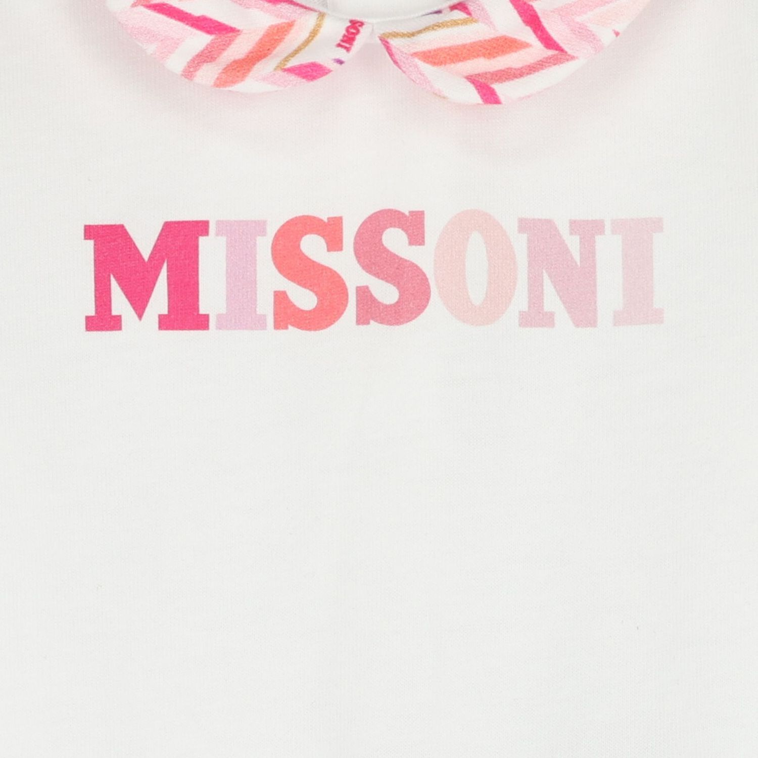 Baby Girls White & Pink Logo Zig Zag Babygrow Gift Set, 1, hi-res