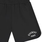 شورتات بالشعار باللون الاسود للاولاد, 1, hi-res