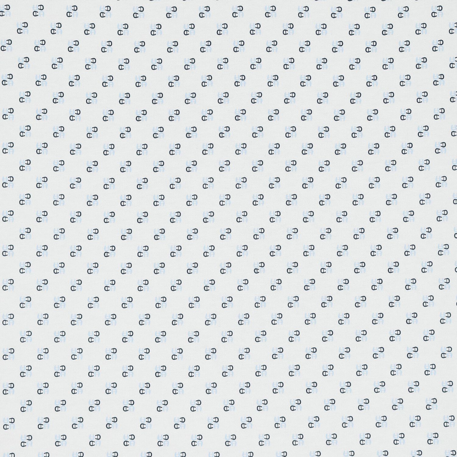 Baby Boys White & Navy Blue Logo Blanket, 3, hi-res