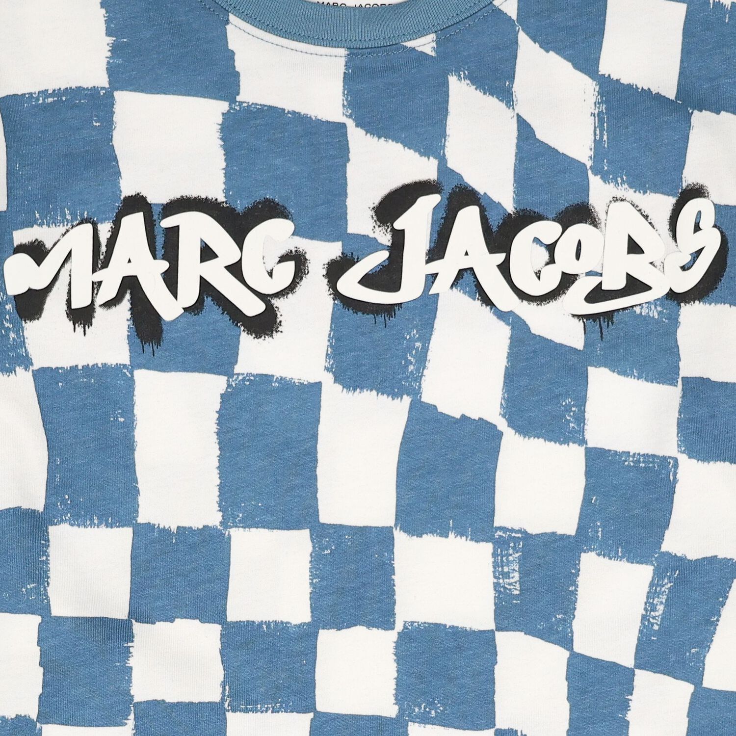 Boys Blue & White Checkerboard T-Shirt, 1, hi-res
