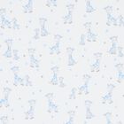 Baby Boys White & Blue Just Giraffe Blanket, 1, hi-res