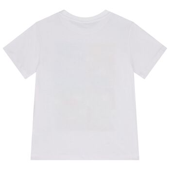 Boys White Volcano T-Shirt