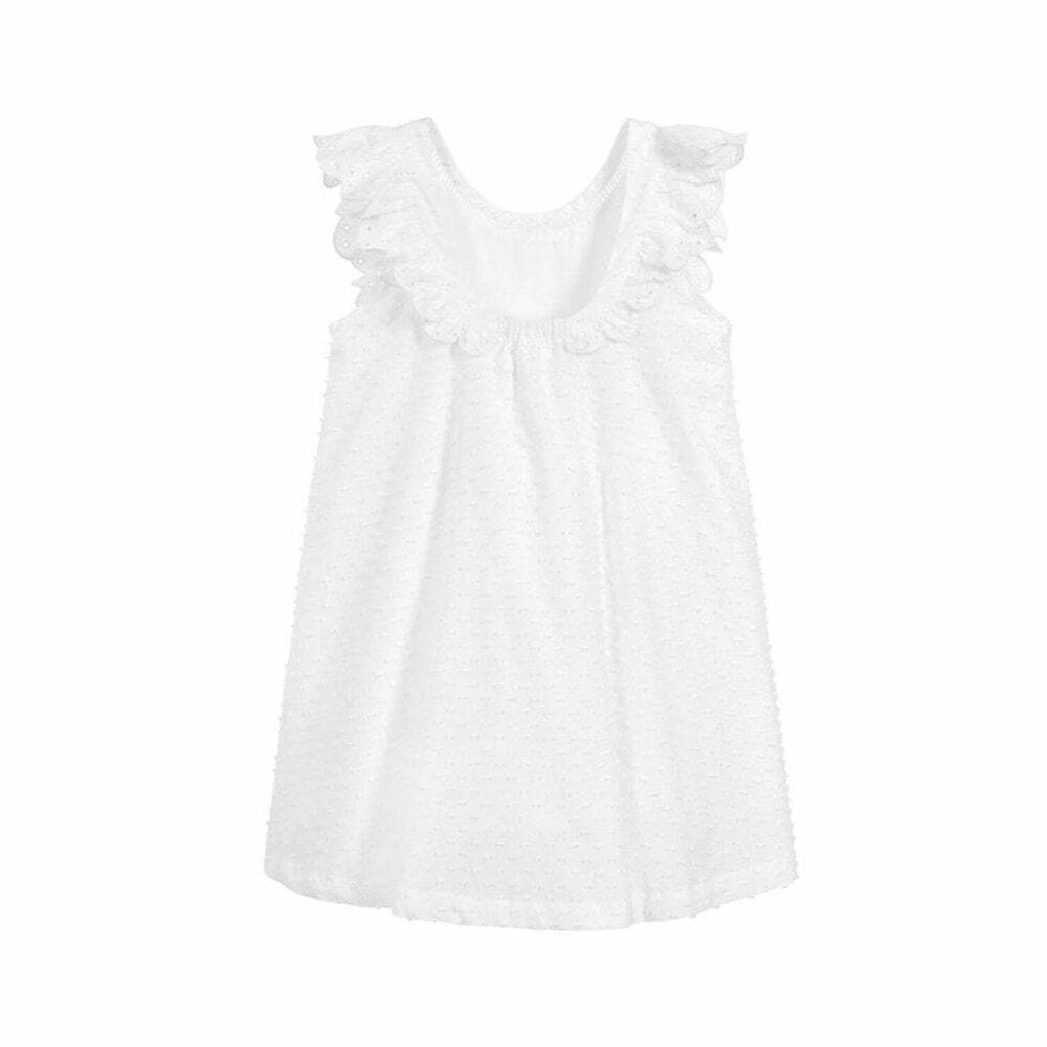 Girls Cyrielle White Dress, 1, hi-res image number null