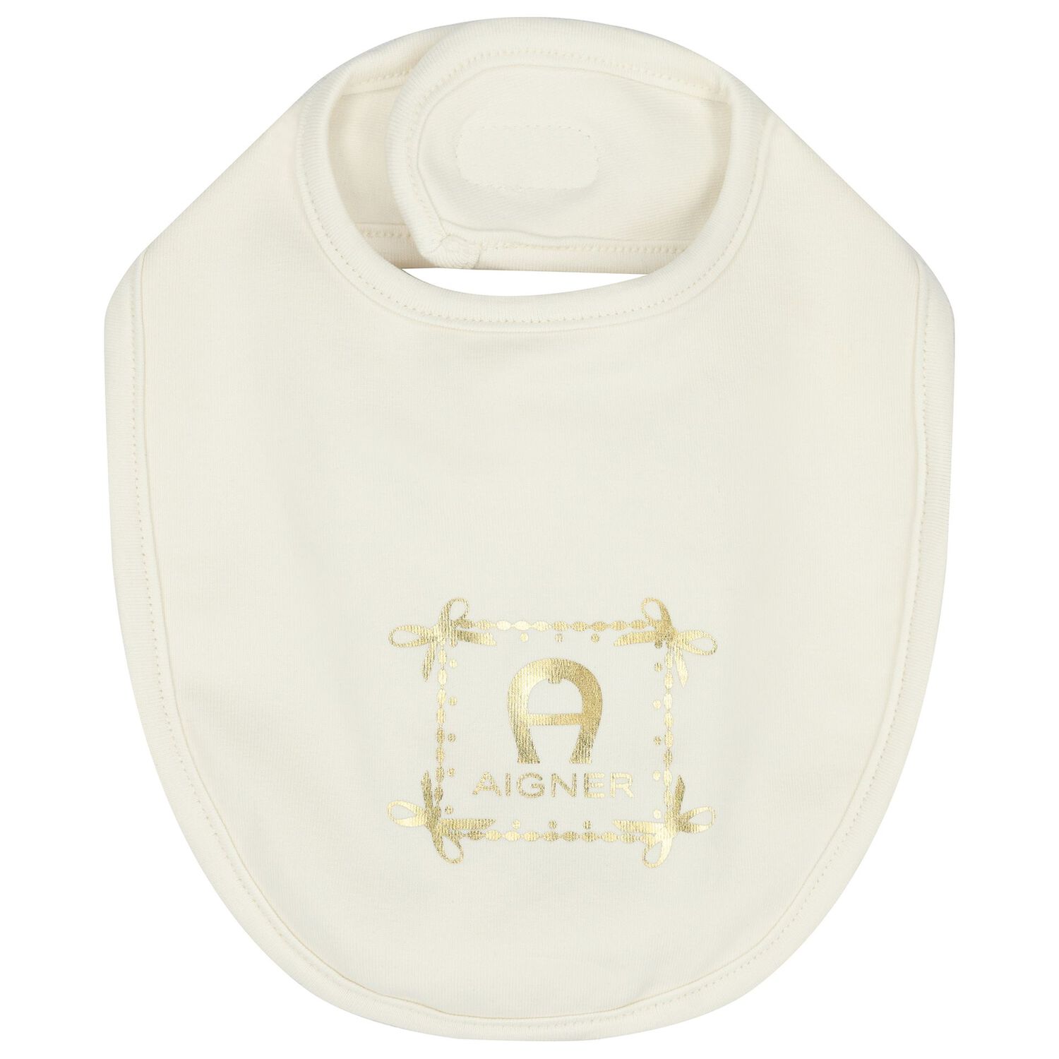 Baby Girls Ivory & Gold Logo Babygrow Gift Set, 1, hi-res
